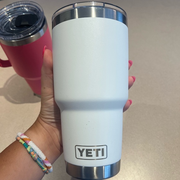 YETI White Insulated Tumbler - Picture 2 of 3